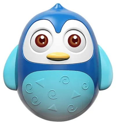 Jucărie pentru bebeluși nevalăș Huanger - Pinguin albastru