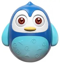 Jucărie pentru bebeluși nevalăș Huanger - Pinguin albastru