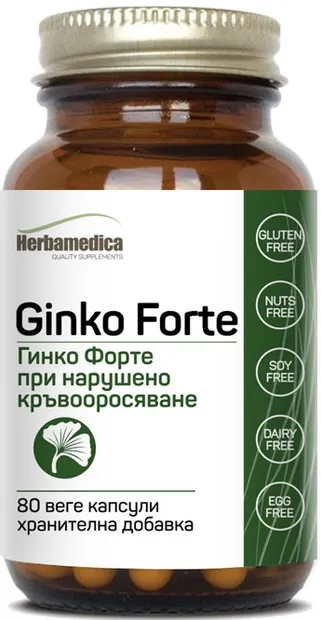 Ginko Forte, 80 capsule, Herbamedica