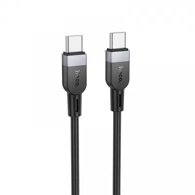 Cablu Date si Incarcare USB-C - USB-C HOCO X109, 60W, 3m, Negru