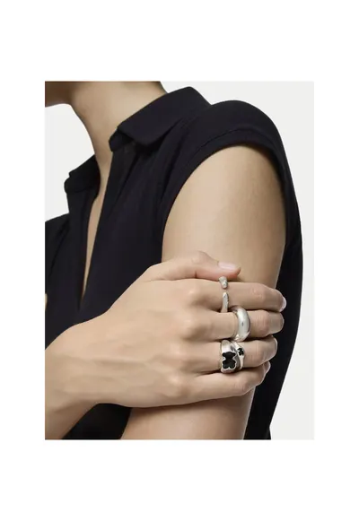 Inel dama Silver Icon Color 100428431 - argintiu - material plastic
