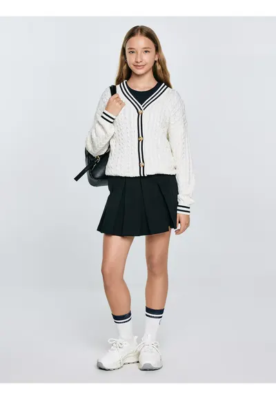 Cardigan cu model cu torsade Misia 102