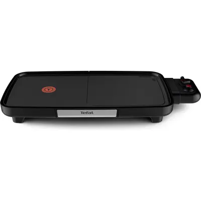 Gratar electric Tefal Plancha Booster CB641810, 2200 W, Power Boost, termostat ajustabil, suprafata antiaderenta Tefal Resist+, indicator thermospot