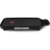 Gratar electric Tefal Plancha Booster CB641810, 2200 W, Power Boost, termostat ajustabil, suprafata antiaderenta Tefal Resist+, indicator thermospot