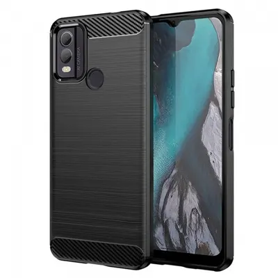 Husa pentru Nokia C22, Techsuit, Carbon, Neagra
