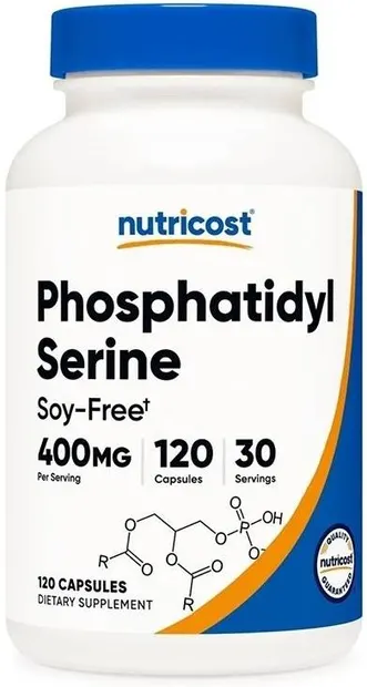 Phosphatidylserine, 400 mg, 120 capsule, Nutricost