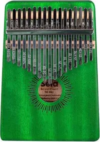 Kalimba Sela - 17 Mahogany, verde