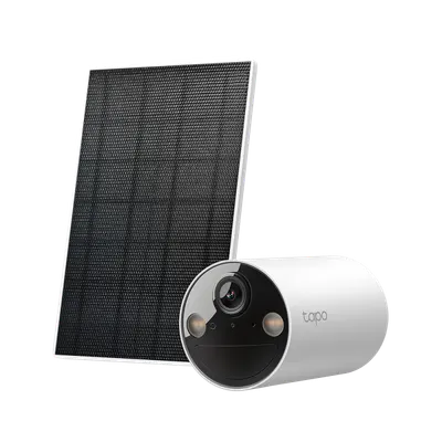 TPL Solar-Powered Security Camera Kit TC82, 1/2.8" Progressive Scan CMOS Starlight Sensor, Focal Length: 3.17 mm, Field of View: