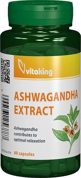 Extract de Ashwagandha 240 mg, 60 capsule vegetale, Vitaking