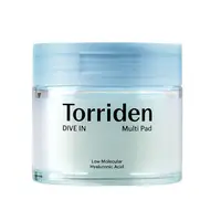 Dischete hidratante Hyaluronic Acid Dive In Multi Pad, 80 bucati, Torriden