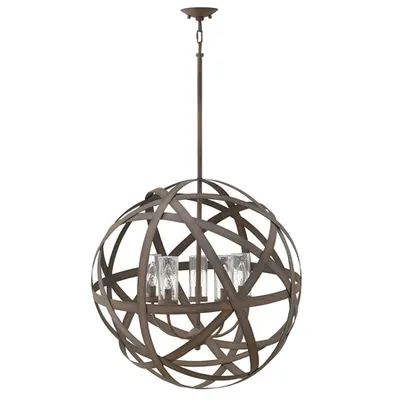 Corp de iluminat suspendat, lustra Carson 5 Light Outdoor Chandelier