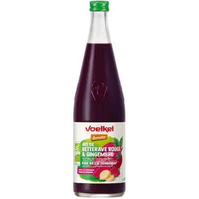 Suc de Sfecla Rosie cu Ghimbir, Voelkel, Bio, 0.7l