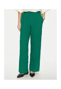 Pantaloni dama - 304951404 - Viscoza/Poliester - Verde - Verde