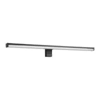 Aplică de perete negru-mat LED (lungime 60 cm) Lino – Trio