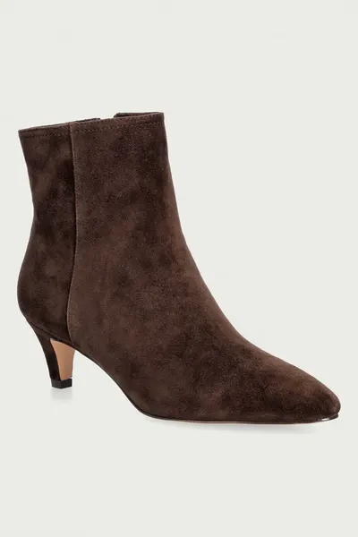 Twinset botine pentru femei din piele întoarsă