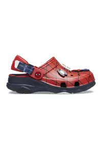 Saboti slingback cu imprimeu Spiderman - Rosu/Albastru
