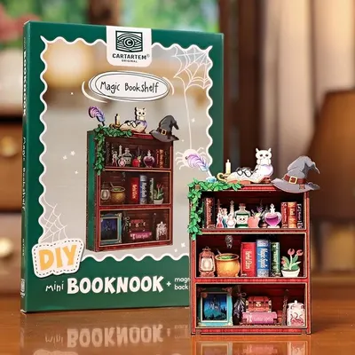 Puzzle 3D magnetic - Bookshelf |