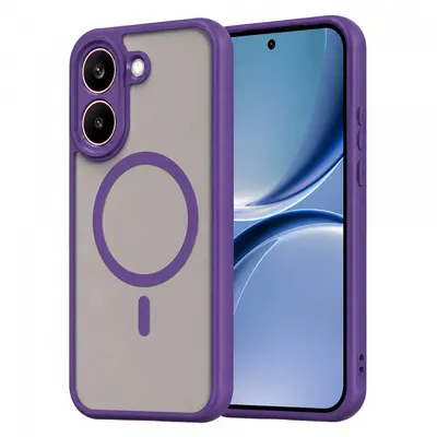 Husa MagSafe pentru Xiaomi Poco X8 Pro, Techsuit, HaloFrost II, Mov