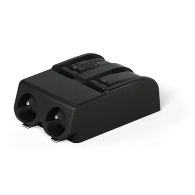 SMD PCB terminal block; push-button; 1.5 mm²; Pin spacing 6 mm; 2-pole; Push-in CAGE CLAMP®; in tape-and-reel packaging; 1,50 mm²; black