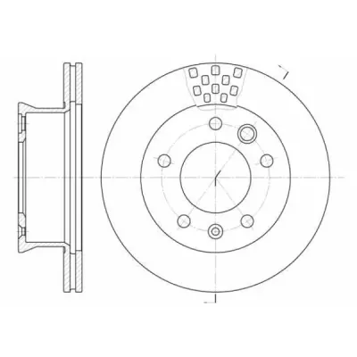 Disc frana REMSA 6461.10