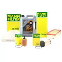 Pachet schimb ulei GOLD Liqui Moly 5L+ filtre MANN pentru grupul VAG - VW AUDI SKODA SEAT 1.9TDI, 2.0TDI