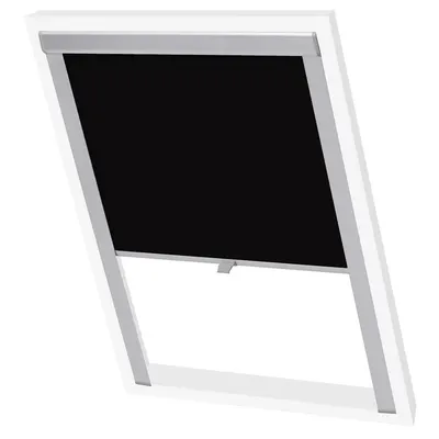 vidaXL Jaluzea opacă tip rulou, negru, MK06, GGL și GGU