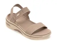Sandale SKECHERS gri, GO WALK ARCH FIT 2.0, din material textil