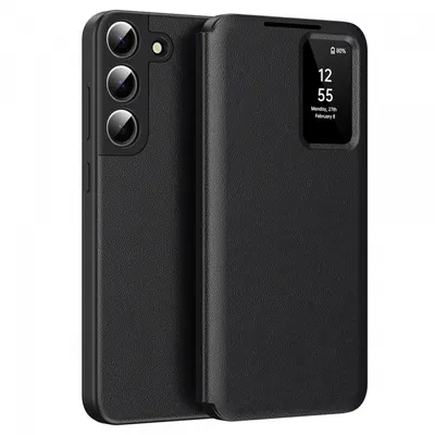 Husa pentru Samsung Galaxy S22+ 5G S906, Techsuit, SmartView, Neagra