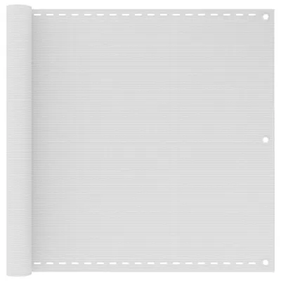 Gossi paravan de balcon, alb, 90x500 cm, hdpe