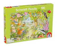 Puzzle Schmidt din 100 de piese - Animal in The Forest