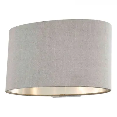 Aplica Melody Wall Light With Oval Grey Shade