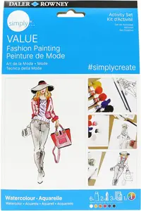 Set de pictură cu vopsele acuarelă Daler-Rowney Simply - Fashion