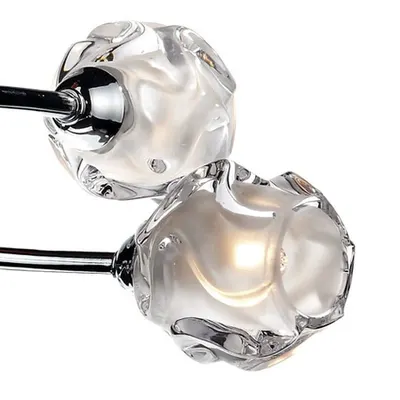 Plafoniera Seattle 8 Light Semi Flush Polished Chrome
