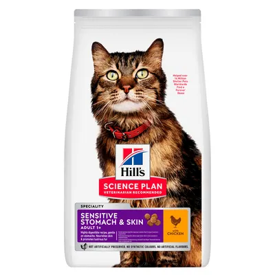 Hills Sp Feline Adult Skin & Stomach Chk 3 Kg