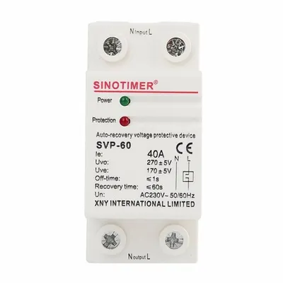Releu siguranta digitala de protectie tensiune SVP-60 40A