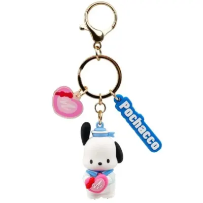 Breloc cu Pandantiv Yume Hello Kitty and Friends Tea Party Series - Pochacco