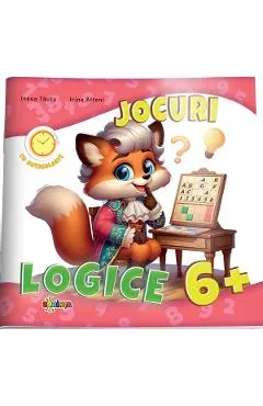 Jocuri logice cu autocolante 6 ani+