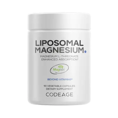 Magneziu L-treonat liposomal, 90 capsule, Codeage