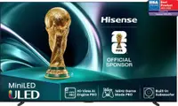 Smart TV Hisense - 100U7Q, 100'', 4K, 165Hz MiniLED ULED, HDR10+, Dolby Vision-Atmos, 2x15W+20W, negru