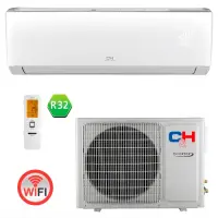 Aparat de aer conditionat Cooper&Hunter Arctic CH-S12FTXLA2-NG, 12000 BTU, Inverter, Wi-Fi, Clasa A++/A+++, I FEEL, Auto-Restart, BLUE-FIN (Alb)