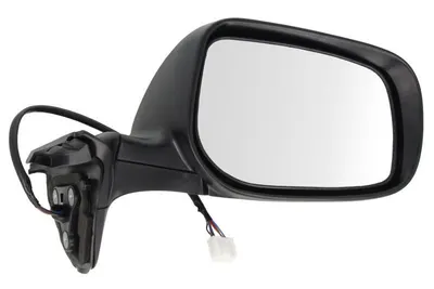 Oglinda dreapta potrivit TOYOTA AURIS 2010-2012 - electrica incalzita, crom, grunduita