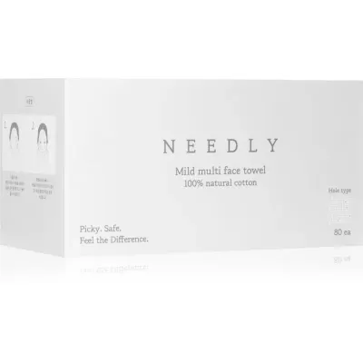 NEEDLY Mild Cleansing Multi Face Towel prosop de unică folosință 80 buc