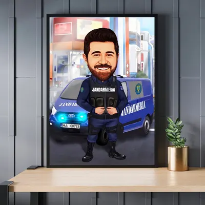 Caricatura jandarm