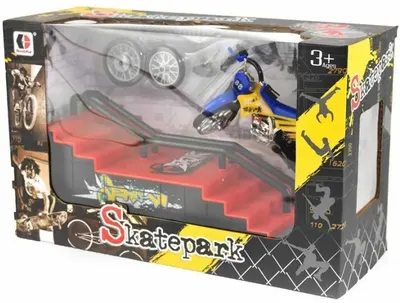Set de joacă Donbful - Fingerboard motor cu rampă și scări