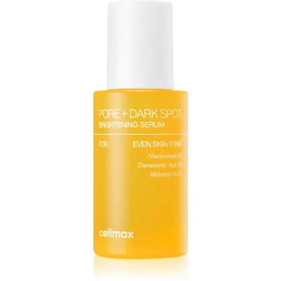 celimax Pore+Dark Spot Brightening Serum ser regenerant si iluminator pentru minimizarea porilor 30 ml