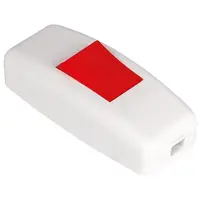 Intrerupator pe fir Alb+Rosu