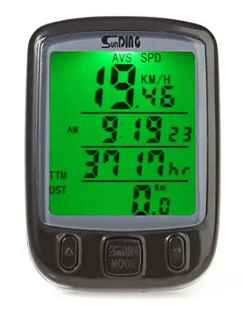 Kilometraj digital bicicleta SD 563A cu fir 25 functii afisaj temperatura ora comparator