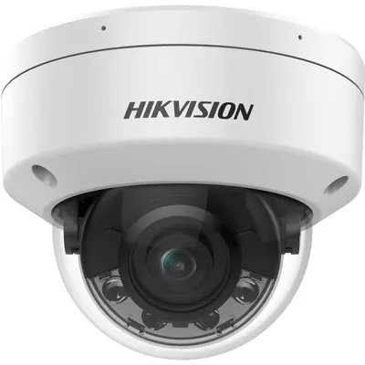 Camera de supraveghere IP Dome 8MP Hikvision DS-2CD2187G2H-LISU(4MM) (EF), lentila fixa 4mm, iluminare min: Color: 0.0005 Lux @