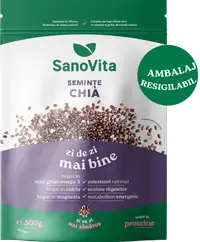 Seminte de chia, 500g, SanoVita