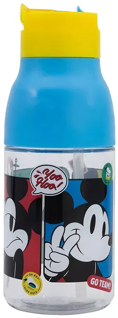 Sticlă de tritan Stor Mickey Mouse - 420 ml, deschidere dubla